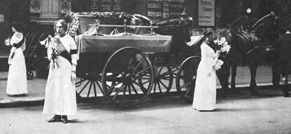 The funeral of Emily Davison